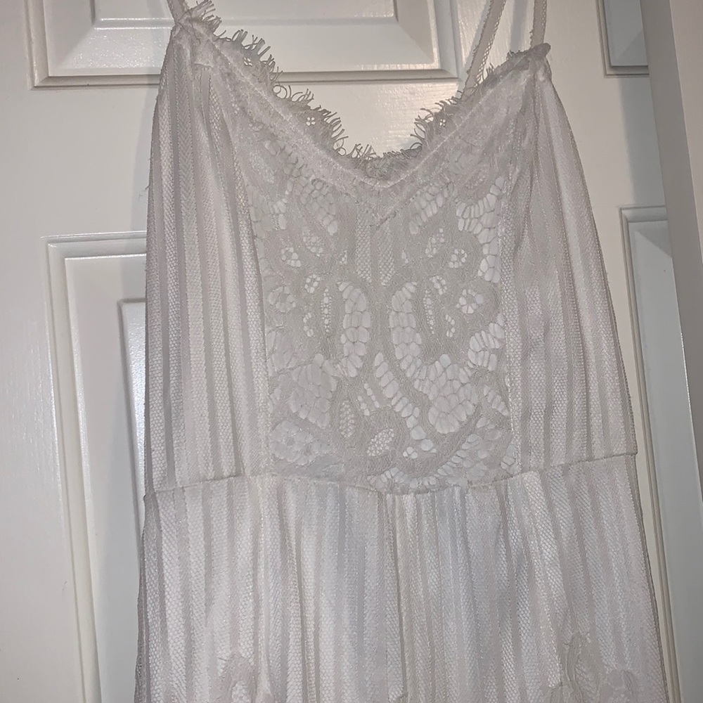 White Lace Romper